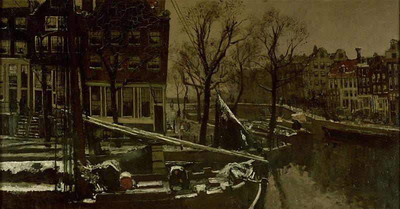George Hendrik Breitner Winter in Amsterdam China oil painting art